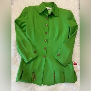 Green women’s blazer